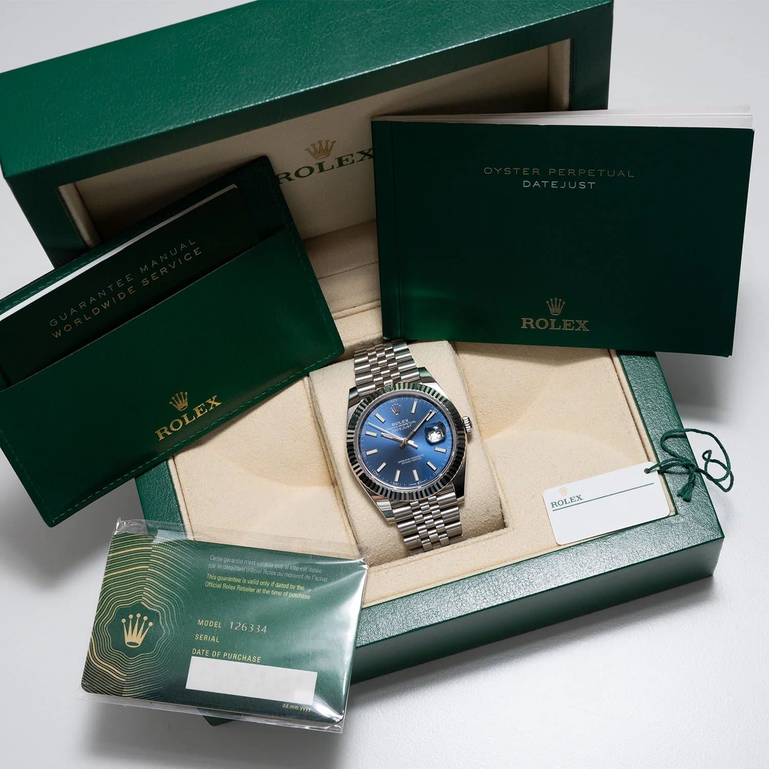 Datejust 41mm Blue Dial